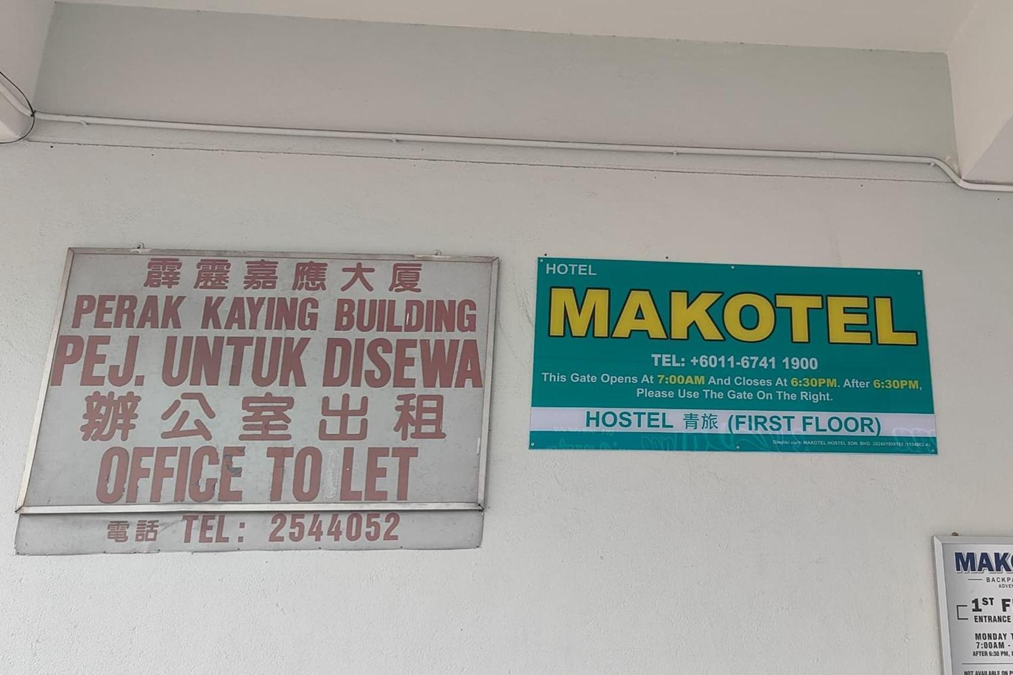 Makotel Hostel Ipoh Buitenkant foto